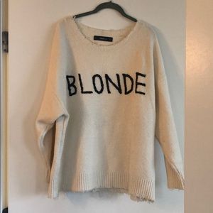 Zara | Sweaters | Zara Blonde Sweater 